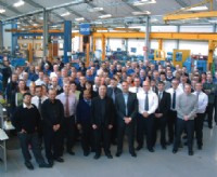 Staff at Safety Systems UK Ltd’s Manchester facility.